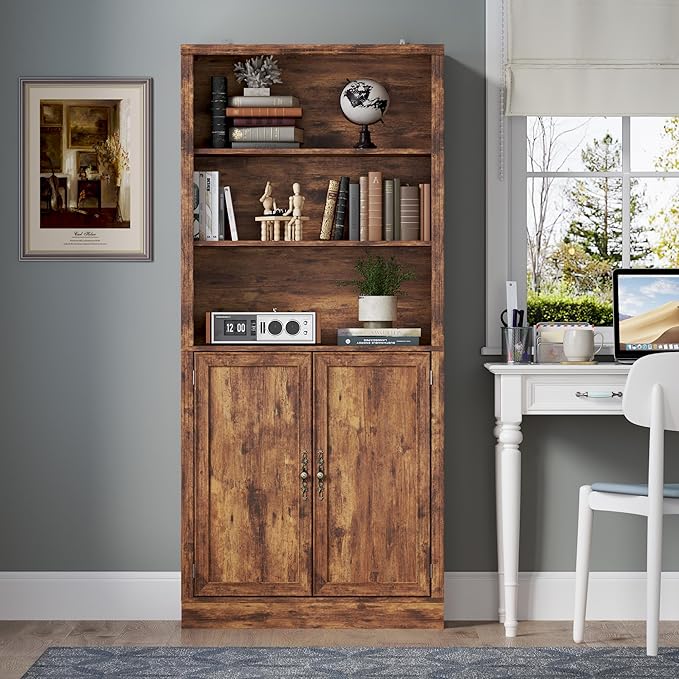 BORNOON 71.4" Tall Bookshelf - Image 3