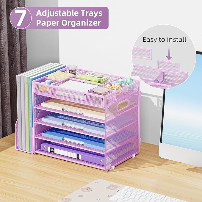 Marbrasse 5-Tier Desk Organizer - Image 4