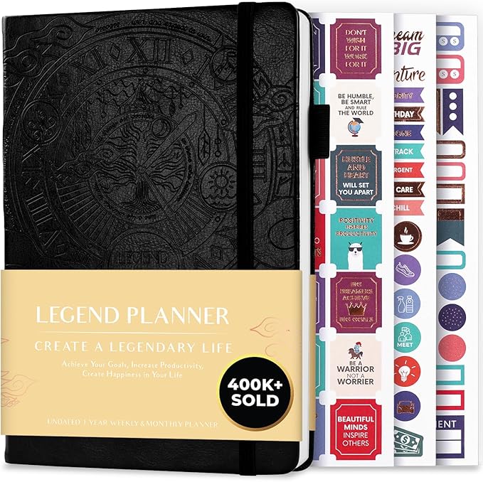 Legend Planner – Weekly & Monthly Life Planner to Hit Your Goals & Live by LegendPlanner