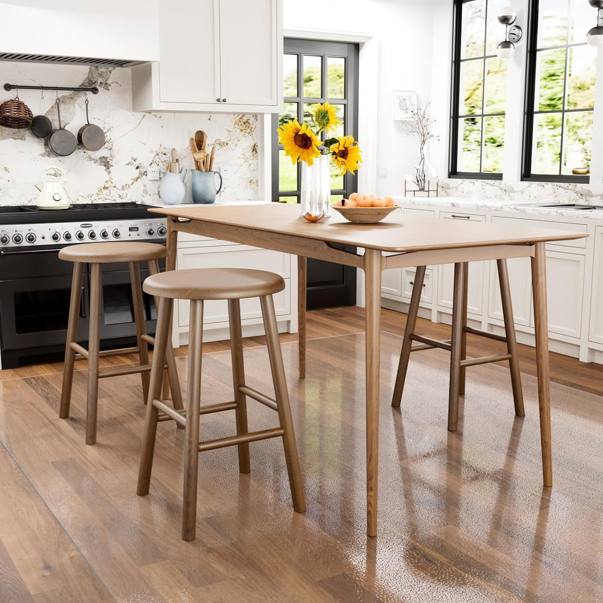Clear Floor Mat 5'x8' for Under Dining Table – Plastic Waterproof Non...