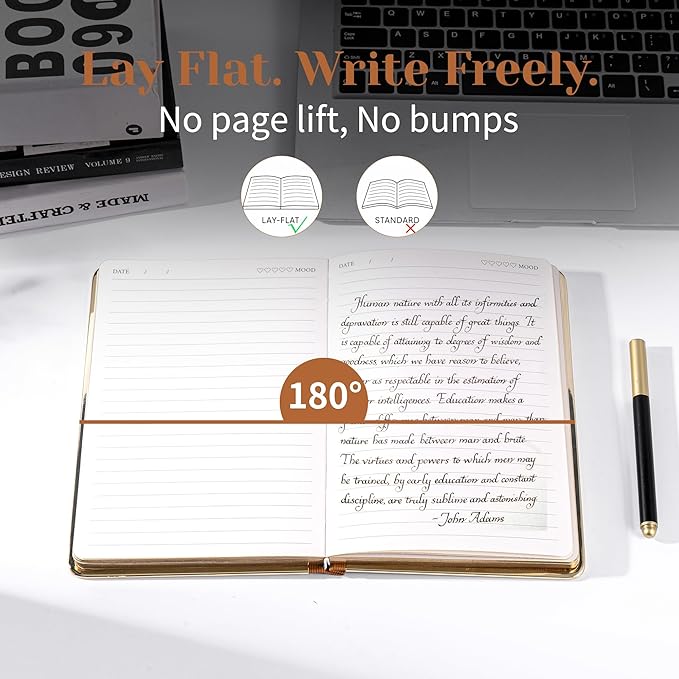 CAGIE Elegant Gold-Edged Journal - Image 2