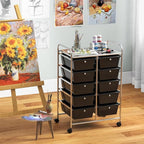 GLACER 10 Drawer Rolling Cart, Storage Cart - Image 9