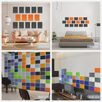 Amantech 12 Pack Acoustic Panels Self Adhesive Sound Proof Foam, High Density - Image 7