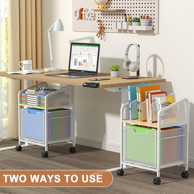 Tiaoheka Rolling File Cabinet - Image 7