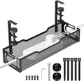 Under Desk Cable Management Tray, No Drill Mesh Desk Cable Tray, Wire by Unknown