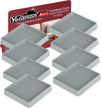 Yelanon Furniture Coasters, Rubber Furniture Feet, Anti Slide Floor Protector by Yelanon