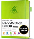 Clever Fox Password Book with alphabetical tabs. Internet Address Organizer by CleverFox