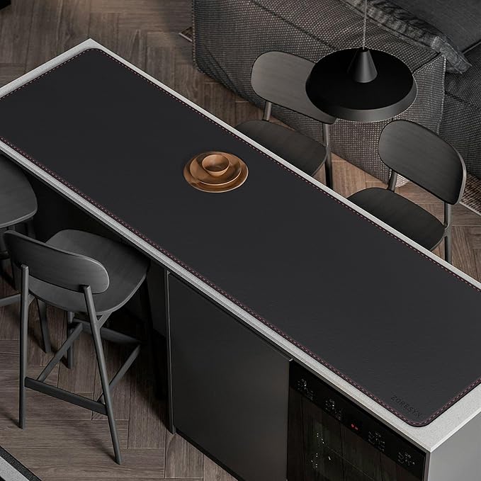 ZORESYN Desk Pad 74.8x19.7inch, Large Mouse pad Desk Mat, Waterproof PU Leather - Image 7