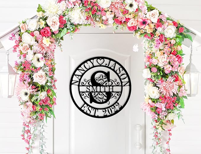 Wedding Gifts for Couples 2025, Personalized Metal Name Signs, Custom Name Signs - Image 4