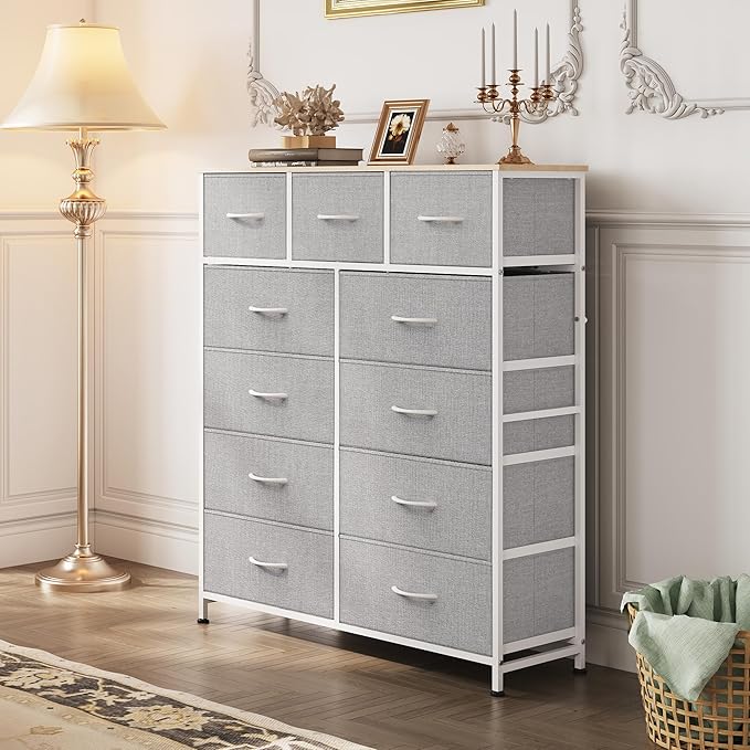 WLIVE Tall Dresser for Bedroom, Fabric Dressers Storage Tower, Dresser & Chest - Image 2