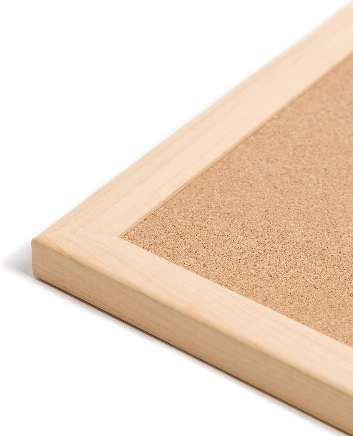 U Brands Cork Board, Birch Bulletin Board for Office Wall, 72" x 48"