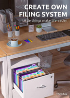 ThinkTex Plastic Expanding Hanging File Folders, 7 Innovative 1.2/'' Accordian - Image 6