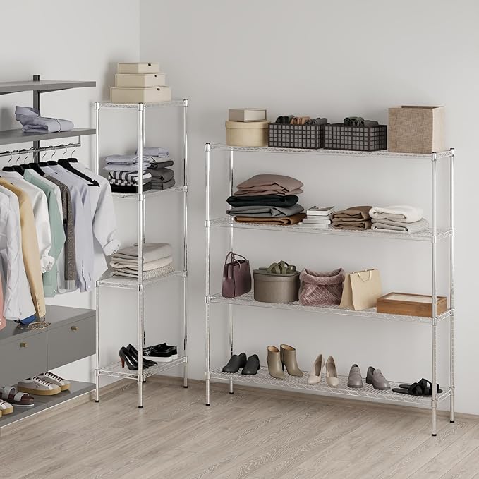 Regal Altair 14" Deep x 60" Wide x 64" Height Wire Shelving Kit | 4-Tier | NSF - Image 7