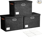 Roobyl 17" Large Collapsible Storage Bins by Roobyl