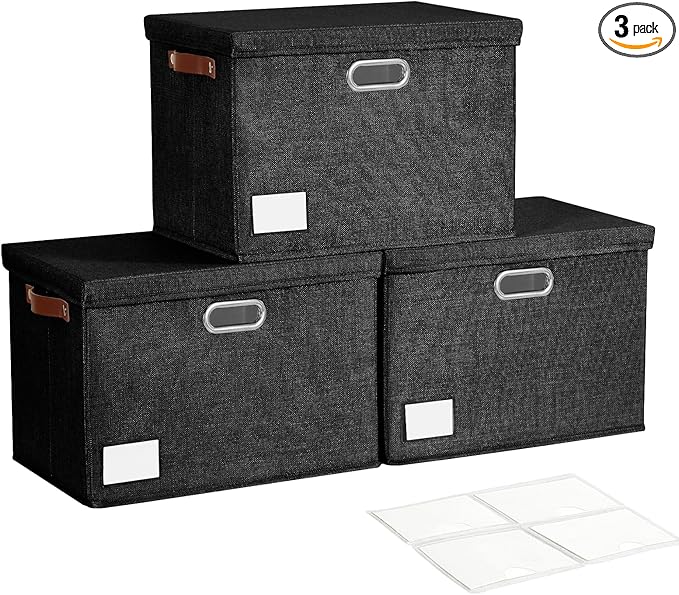 Roobyl 17" Large Collapsible Storage Bins by Roobyl