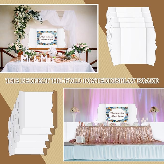 Geyee 20 Pcs 36 x 48 Inch Trifold Poster Board - Image 3