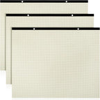 Fainne 3 Pcs Large Engineering Graph Paper Pad Giant Drafting Pad Blueprint by Fainne
