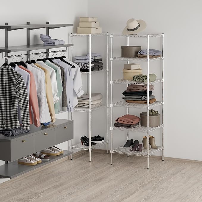 Regal Altair 24" Deep x 24" Wide x 74" Height Wire Shelving Kit | 6-Tier | NSF - Image 7