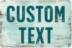 Custom Sign, Custom Street Sign, 11 Font Colors, 13 Font Styles, 4 Hole Options by MySignCenter