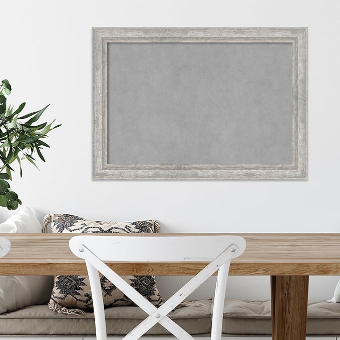 Amanti Art Silver Framed Magnetic Board 19x27 Medium Vision Board - Image 5