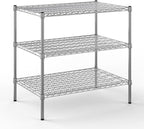 Regal Altair 24" Deep x 36" Wide x 34" Height Wire Shelving Kit | 3-Tier | NSF by Regal+Altair