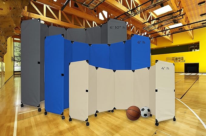 Versare MP10H Portable Folding Wall Partition | Economical 5 Panel Design | - Image 4