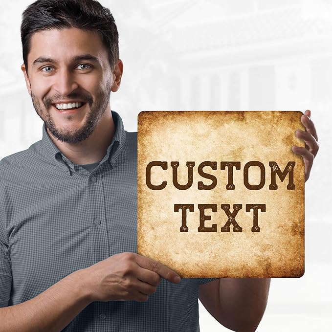 Custom Sign, Custom Street Sign, 11 Font Colors, 13 Font Styles, 4 Hole Options - Image 2