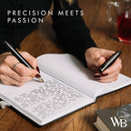 Wordsworth & Black Majesti Fountain Pen-, Luxury Case, 24K Gold Finish; 18K - Image 8