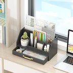 Wisuce Essentials Bamboo Desk Organizer - Image 4