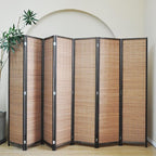 Furnnylane 7 Panel Bamboo Room Divider - Image 3