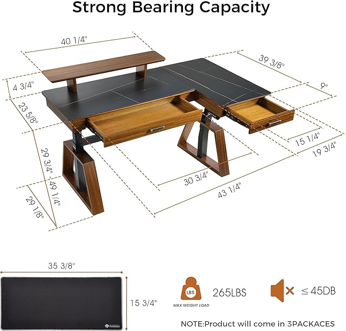 EUREKA ERGONOMIC Electric Standing Desk - Image 3