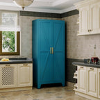 qinptwut 71" metal storage cabinet with doors and, main product view