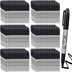 Thenshop 300 Pack Black Permanent Markers Bulk