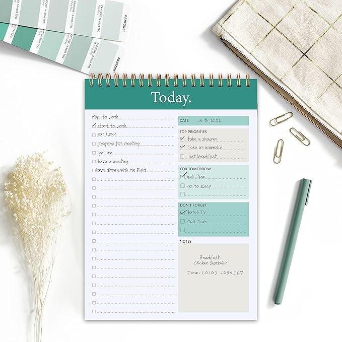 GOLDPEI To Do List Notepad - Image 7