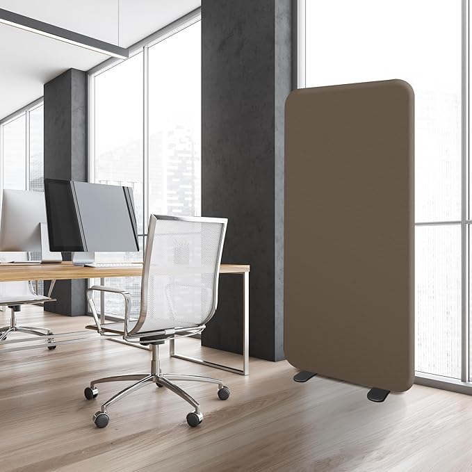 DECOLAB Standing Room Partition, Space Privacy Divider, Portable Wall Panel - Image 2