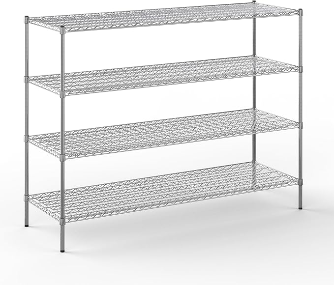 Regal Altair 24" Deep x 60" Wide x 54" Height Wire Shelving Kit | 4-Tier | NSF - Image 3