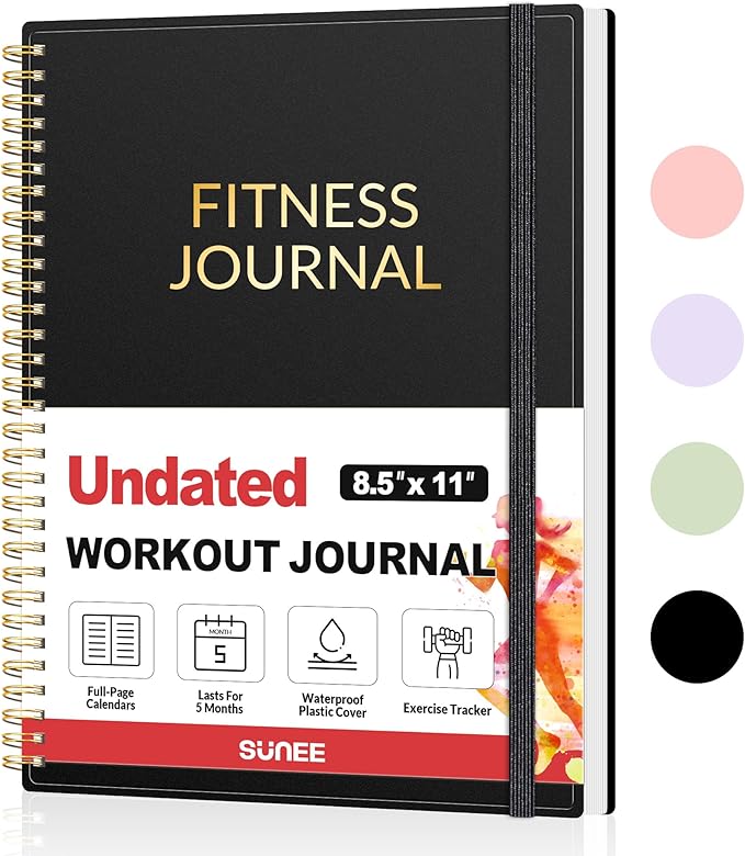 Fitness Journal Workout Planner by SUNEE