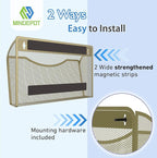 MINDEPOT Magnetic Wall File Organizer, Hanging Wall Mounted File Folder Binder - Image 4