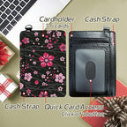 BWEGRHE Small Travel Wallets, RFID Blocking PU Leather Credit Card Holder - Image 5