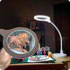 Brightech LightView Pro Flex 2 in 1 Magnifying Desk Lamp, 2.25x Light Magnifier - Image 2