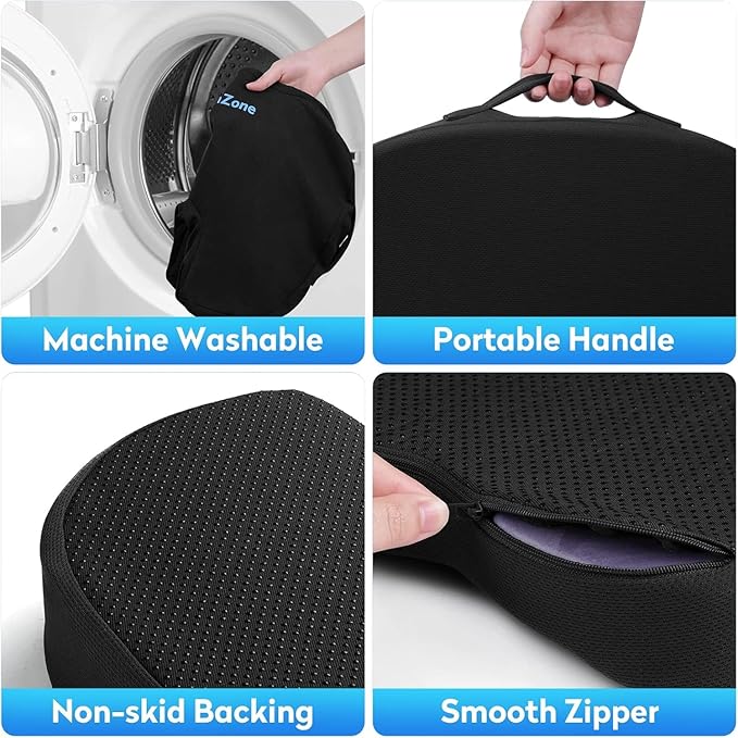 XXLSeat Cushion Office Car Seat Cushion, Memory Foam Cushion - Image 4