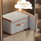 Tuza 2 Pack Storage Bins with Lids, Collapsible Closet Organizer Container - Image 4