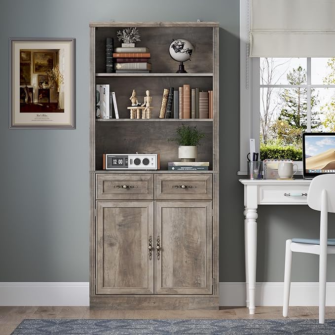 BORNOON 71.4" Tall Bookshelf - Image 3