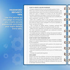 Clever Fox Password Book Spiral – Mini Internet Address & Password Organizer - Image 5