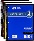 EPI Spiral Notebook | 5 Subject by EPI