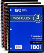 EPI Spiral Notebook | 5 Subject by EPI