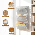 Docnest 3 Tier Mesh Wall File Holders - Image 5