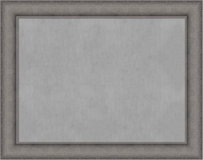Amanti Art Grey Framed Magnetic Board 22x28 Medium Vision Board by AmantiArt