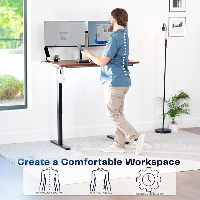 VIVO Electric 48 x 30 in Standing Desk, Memory Height Adjustment, 1B Series - Image 4