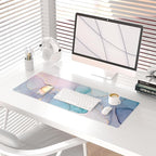 QiyI Large Mouse Pad, PU Leather Desk Mat - Image 2